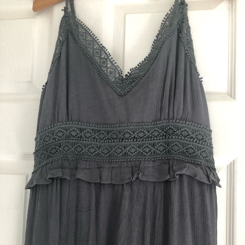 Adored Vintage Blue Maxi Dress NWOT